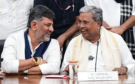 D.K. Shivakumar hails Siddaramaiah’s legacy after Karnataka CM’s resignation from top post D.K. Shivakumar hails Siddaramaiah’s legacy after Karnataka CM’s resignation from top post