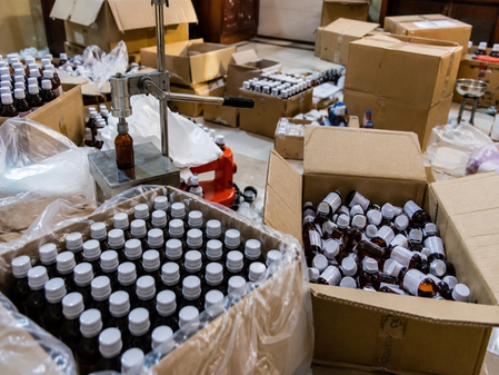 Illegal cough syrup factory busted in Bhopal, STF probes supply chain and money trail Illegal cough syrup factory busted in Bhopal, STF probes supply chain and money trail