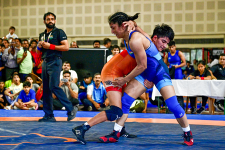 Vinesh narrowly defeats Nishu 7-6; books spot in semis of Asian Games selection trials (Ld
