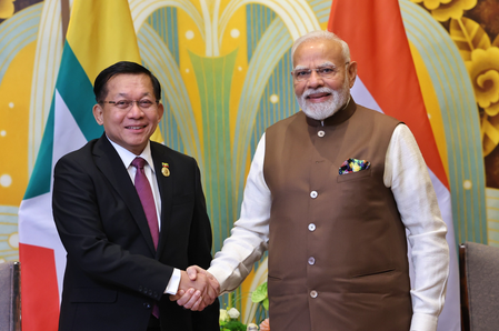 Myanmar President U Min Aung Hlaing to begin five-day India visit today