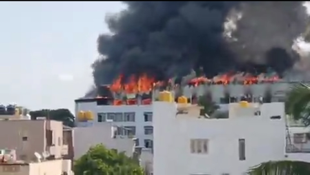 Major fire breaks out at Bengaluru school during summer holidays