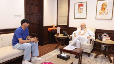 Harbhajan discusses Punjab issues with HM Amit Shah
