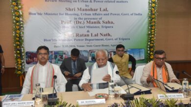 Union Minister reviews power sector, urban growth schemes in Tripura Union Minister reviews power sector, urban growth schemes in Tripura