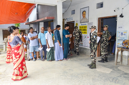 Falta repoll: 60.43 pc voting recorded in six hours of peaceful polling Falta repoll: 60.43 pc voting recorded in six hours of peaceful polling