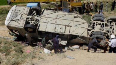 18 killed, 35 injured as truck carrying Afghan migrants overturns