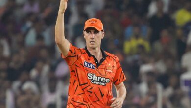 SRH captain Cummins fined Rs 12 lakh for maintaining slow over rate against GT 