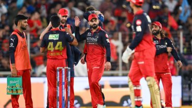 IPL 2026: Rasikh picks three-for as RCB seamers restrict GT to 155/8 despite Washington’s fifty