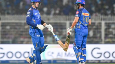 IPL 2026: Clinical bowling led by Green, Saurabh and Narine help KKR restrict MI to 147/8 IPL 2026: Clinical bowling led by Green, Saurabh and Narine help KKR restrict MI to 147/8
