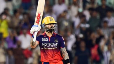 IPL 2026: Kohli’s unbeaten 105 powers RCB to top spot with six-wicket win over KKR (ld) IPL 2026: Kohli’s unbeaten 105 powers RCB to top spot with six-wicket win over KKR (ld)