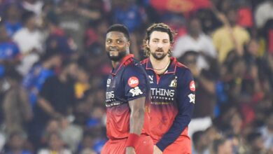 IPL 2026: RCB batter Tim David penalised for ‘obscene gesture’ in MI match