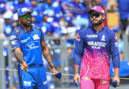 IPL 2026: MI opt to bowl in must-win game for RR