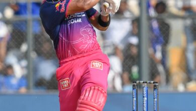 IPL 2026: Rajasthan Royals post 205/8 in must-win clash vs MI IPL 2026: Rajasthan Royals post 205/8 in must-win clash vs MI