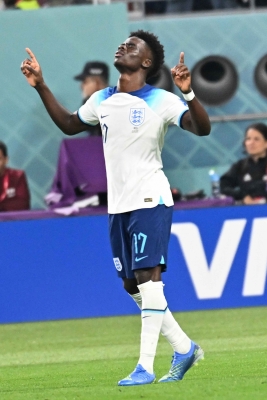 ‘We see strengths everywhere in this England team’: Saka eyes World Cup glory