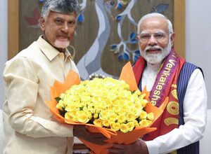 Under PM Modi, India rediscovered national self-belief, says CM Chandrababu Naidu Under PM Modi, India rediscovered national self-belief, says CM Chandrababu Naidu