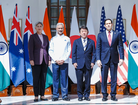 Quad moves from dialogue to action: Rubio