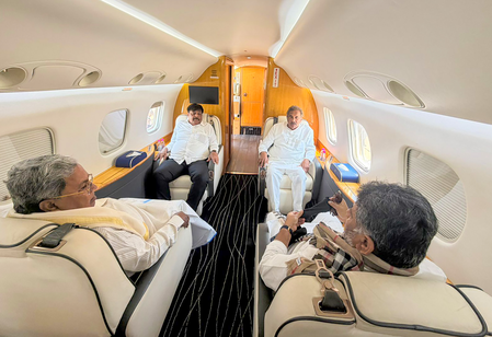 Shivakumar, Siddaramaiah to return to Bengaluru as Congress finalises Karnataka Cabinet Shivakumar, Siddaramaiah to return to Bengaluru as Congress finalises Karnataka Cabinet