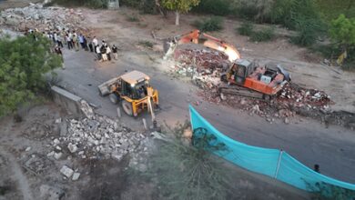 Gujarat: Large-scale encroachment removal carried out in Viramgam for road-widening project Gujarat: Large-scale encroachment removal carried out in Viramgam for road-widening project