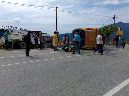 One woman killed, over 26 injured in two separate bus accidents in Uttarakhand