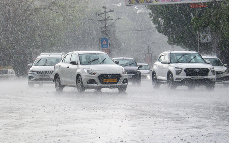 Heavy rainfall, 94 kmph gusty winds disrupt normal life in many parts of MP