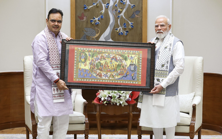 Rajasthan CM Sharma meets PM Modi, discusses development Rajasthan CM Sharma meets PM Modi, discusses development