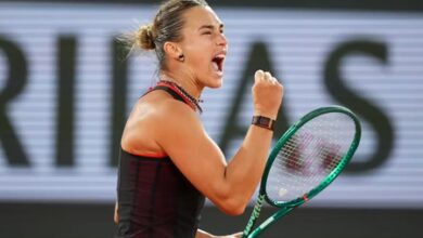 French Open: Sabalenka beats Osaka to reach 14th consecutive major QF