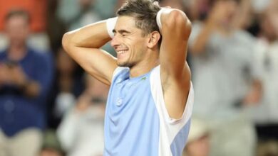 French Open: Arnaldi stuns Taifoe in five-set thriller to reach maiden Grand Slam QF