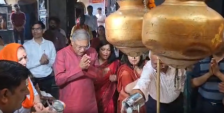 CEC Gyanesh Kumar visits Kailash Mahadev temple in Agra, urges citizens to participate in voting CEC Gyanesh Kumar visits Kailash Mahadev temple in Agra, urges citizens to participate in voting