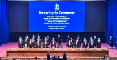 CJI Surya Kant administers oath to five new Supreme Court judges