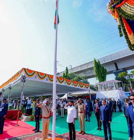 Telangana celebrates Formation Day; CM Reddy, Guv unfurl Tricolour Telangana celebrates Formation Day; CM Reddy, Guv unfurl Tricolour