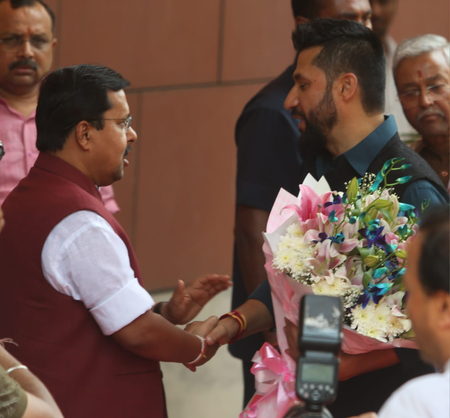 Nepal ruling RSP chief Rabi Lamichhane meets BJP president Nitin Nabin in Delhi