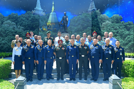 NDC India delegation visits Thai Air Force HQ