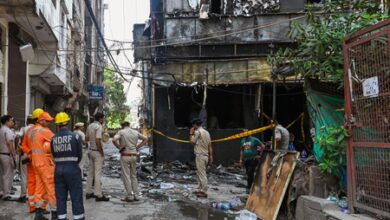 Malviya Nagar fire: 10 Delhi Police personnel injured, were the first to enter building