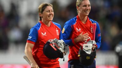 ‘We didn’t doubt for a second’: Dean hails Capsey-Knight century partnership in T20I series-clinching win
