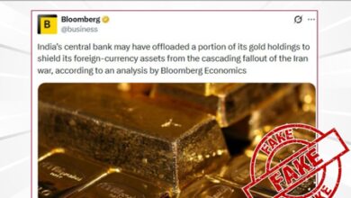 Govt rejects Bloomberg report on RBI gold sell-off, says reserves rose to 16.85 pc as of May 22