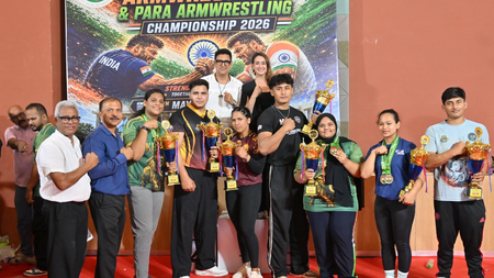 Kerala emerge overall winners at National Armwrestling & Para-Armwrestling Championship
