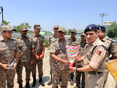 J&K Police welcomes CAPF companies deployed for Shri Amarnath Yatra 2026
