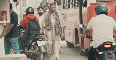 Jagapathi Babu takes a stroll in his ‘Peddi’ costume; goes completely unnoticed!