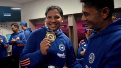 Richa Ghosh clinches Impact Fielder award for T20I series against England