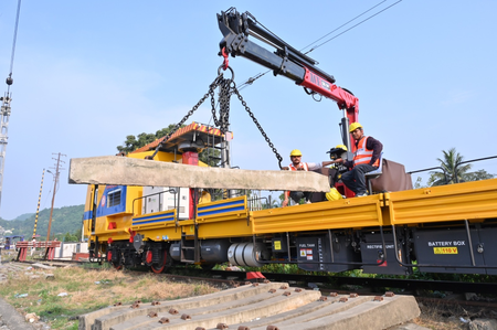 NFR inducts advanced rail maintenance vehicle for challenging terrains