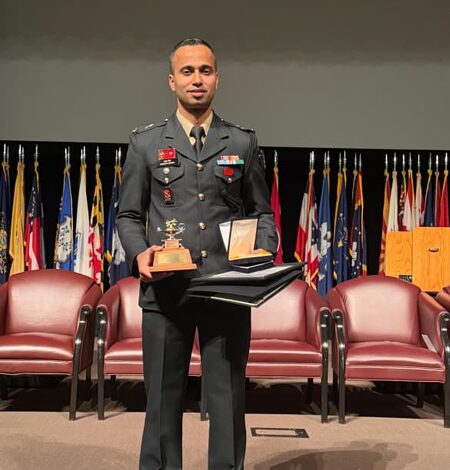 India’s Major Prabhat Mishra wins top honours at US Army college