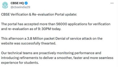 CBSE receives over 56,000 re-evaluation requests, thwarts major cyber attack