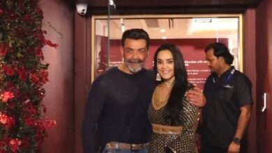 Besties Bobby Deol and Preity Zinta walk hand in hand as they reunite at an event