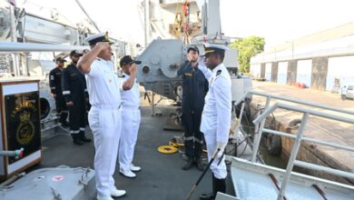 INS Airavat arrives in Sri Lanka’s Colombo for operational turnaround