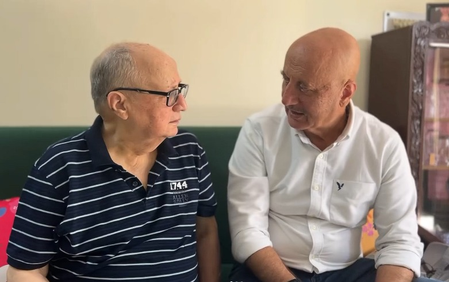 Anupam Kher reveals the person who opened doors to a larger world for him