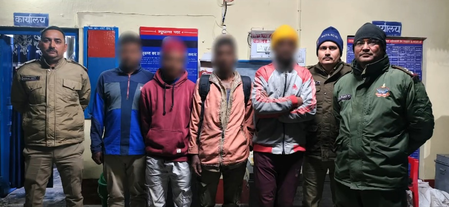 ‘Operation Prahar’: Police action against four Nepalese carrying prohibited items in Badrinath shrine area
