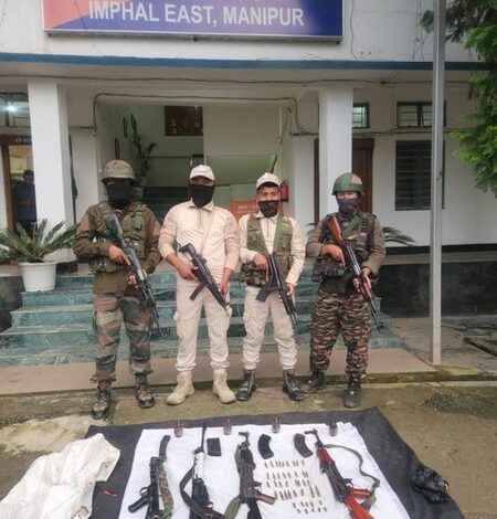 Havildar killed during anti-drug op in Manipur; 6 militants held, arms cache seized