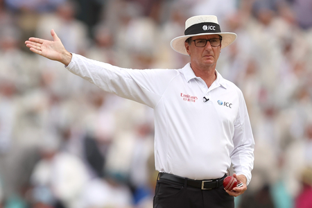 ICC congratulates Rod Tucker on umpiring in landmark 100th Test at Lord’s