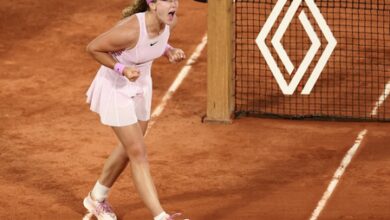 French Open: Andreeva ends Kostyuk’s streak to reach maiden Grand Slam final