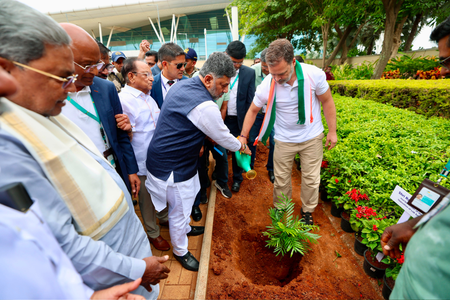 RS polls: Rahul Gandhi, Kharge arrive in Bengaluru for AICC chief’s nomination amid K’taka Cong crisis