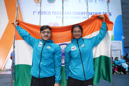 Abhay Burman, Ritu Mondal of Bengal start India’s golden run at World Yogasana C’ships